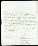 MP "D'Aligre Marans" à sec + petite mention manuscrite "Port Payé" et paraphe de confirmation de port-payé (L n°5), ind 20. TB