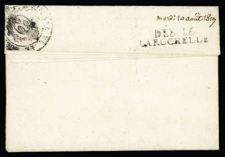 MP "Deb La Rochelle" (1819), ind 20. TB