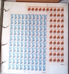 PREOBLITERES Extraordinaire collection de feuilles