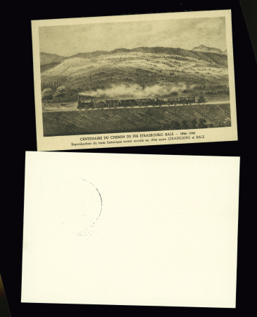Idem - série de 10 entiers cartes postales TSC de l'expo de 1951 "Les Hommes du métier" (SAGJ 3a à 3j). TB. Cote 120€
