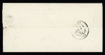 N°25+27A+28B obl. GC sur lettre d'Auxerre (Yonne)