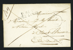 MP "P 54 P Port-Louis" + dateur "A" (1829), ind 14. TB