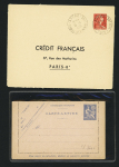 1885-1962, Ensemble de 80 entiers postaux, plupart