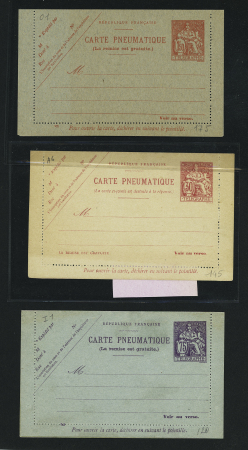 1885-1962, Ensemble de 80 entiers postaux, plupart