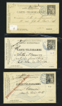 1885-1962, Ensemble de 80 entiers postaux, plupart