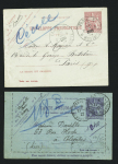 1885-1962, Ensemble de 80 entiers postaux, plupart