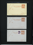 1885-1962, Ensemble de 80 entiers postaux, plupart
