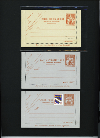 1885-1962, Ensemble de 80 entiers postaux, plupart