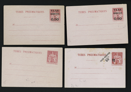 1885-1962, Ensemble de 80 entiers postaux, plupart