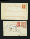 1885-1962, Ensemble de 80 entiers postaux, plupart