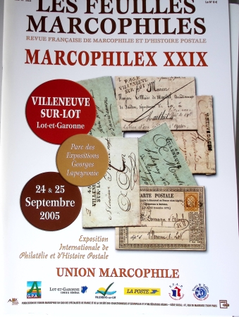 30 numéros spéciaux des Feuilles Marcophiles dont Les Boules de Moulins