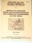 30 numéros spéciaux des Feuilles Marcophiles dont Les Boules de Moulins