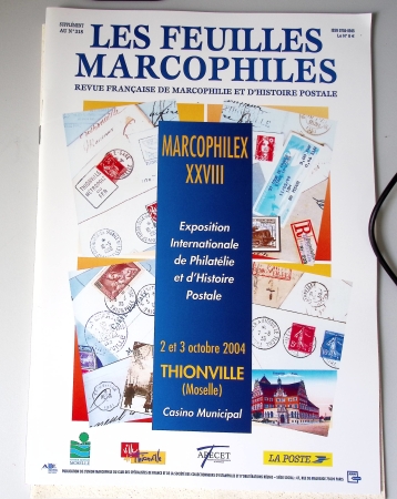 30 numéros spéciaux des Feuilles Marcophiles dont Les Boules de Moulins
