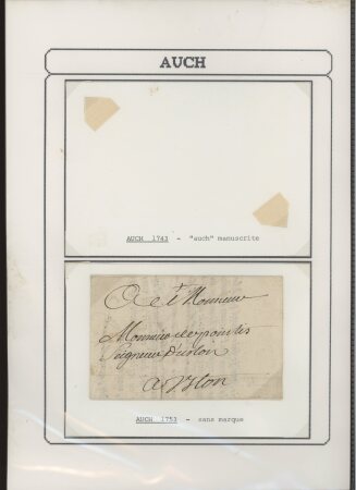1750-1900 Superbe collection de marques postales sur