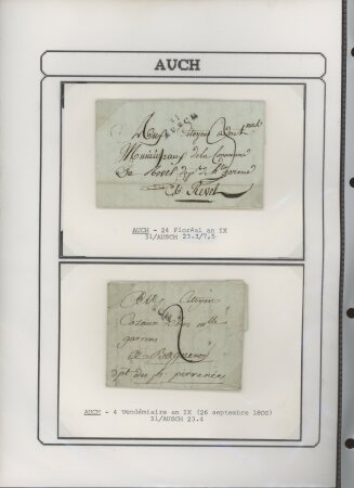 1750-1900 Superbe collection de marques postales sur