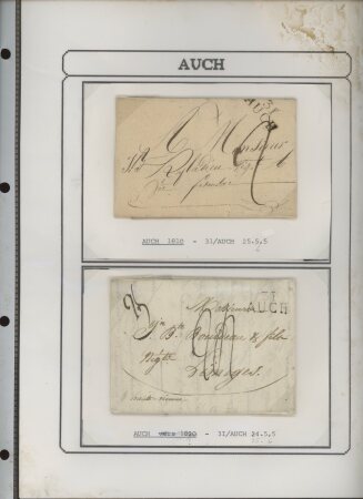 1750-1900 Superbe collection de marques postales sur