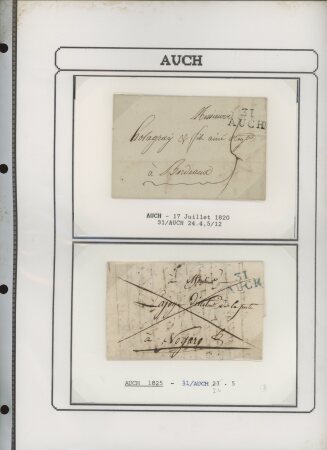 1750-1900 Superbe collection de marques postales sur