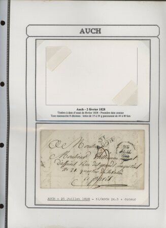 1750-1900 Superbe collection de marques postales sur