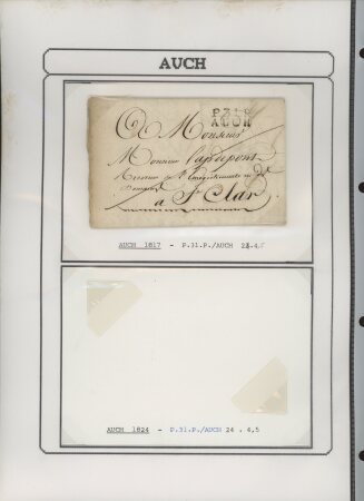 1750-1900 Superbe collection de marques postales sur