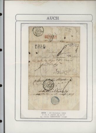 1750-1900 Superbe collection de marques postales sur
