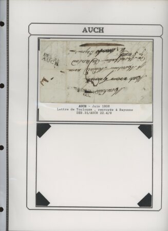 1750-1900 Superbe collection de marques postales sur