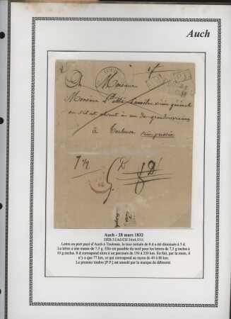 1750-1900 Superbe collection de marques postales sur