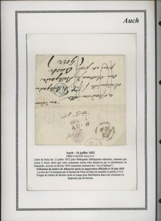 1750-1900 Superbe collection de marques postales sur