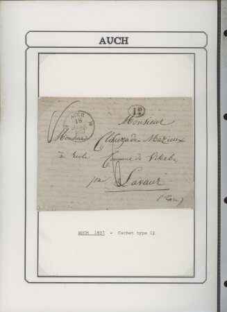 1750-1900 Superbe collection de marques postales sur