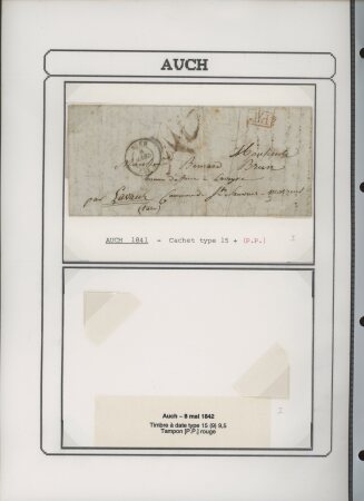 1750-1900 Superbe collection de marques postales sur