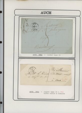 1750-1900 Superbe collection de marques postales sur