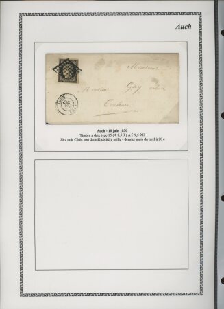 1750-1900 Superbe collection de marques postales sur