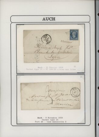 1750-1900 Superbe collection de marques postales sur