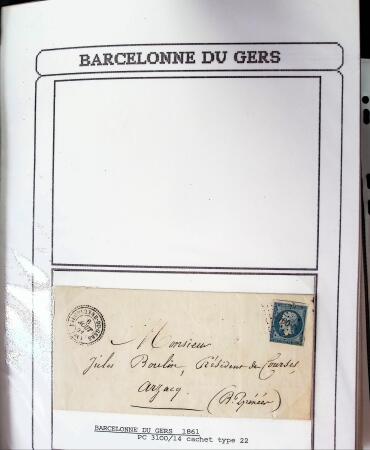 1750-1900 Superbe collection de marques postales sur