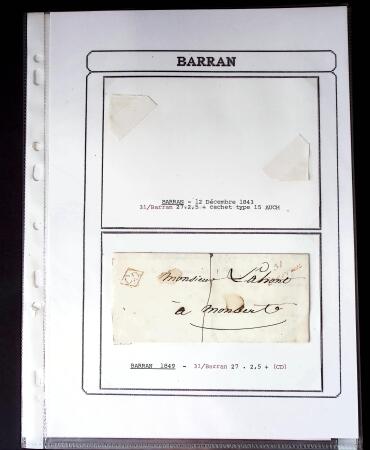1750-1900 Superbe collection de marques postales sur