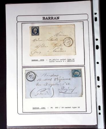 1750-1900 Superbe collection de marques postales sur