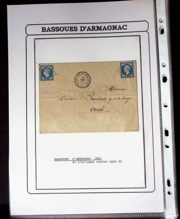 1750-1900 Superbe collection de marques postales sur