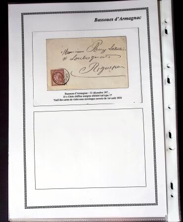 1750-1900 Superbe collection de marques postales sur