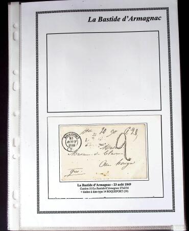 1750-1900 Superbe collection de marques postales sur