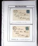 1750-1900 Superbe collection de marques postales sur