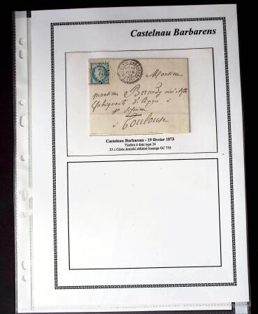 1750-1900 Superbe collection de marques postales sur