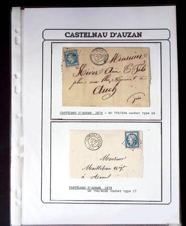 1750-1900 Superbe collection de marques postales sur