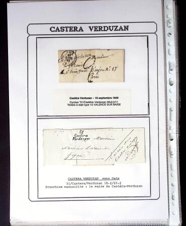 1750-1900 Superbe collection de marques postales sur