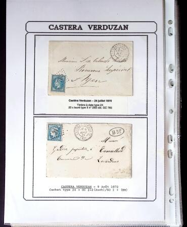 1750-1900 Superbe collection de marques postales sur