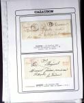 1750-1900 Superbe collection de marques postales sur