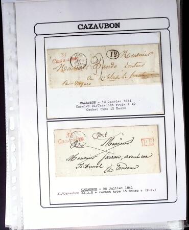 1750-1900 Superbe collection de marques postales sur