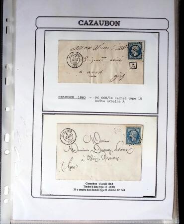 1750-1900 Superbe collection de marques postales sur