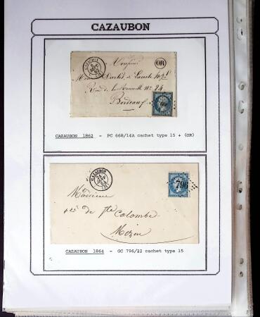 1750-1900 Superbe collection de marques postales sur
