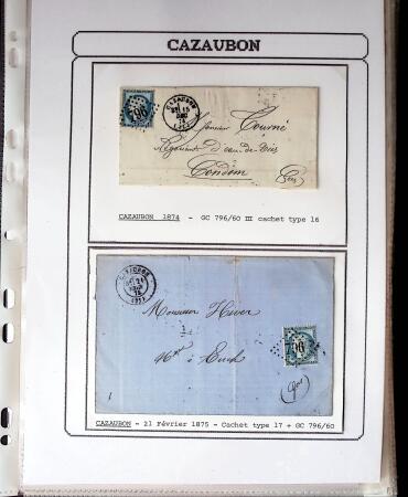 1750-1900 Superbe collection de marques postales sur