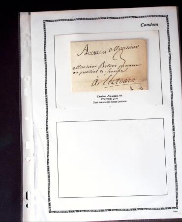 1750-1900 Superbe collection de marques postales sur