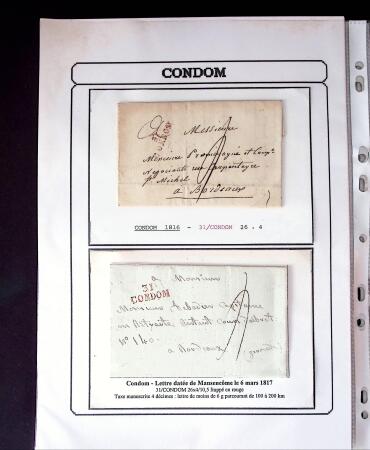 1750-1900 Superbe collection de marques postales sur